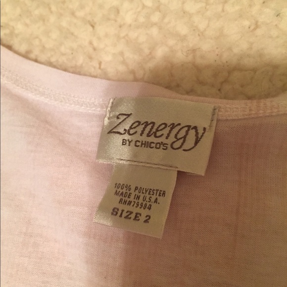 Mauve Chico’s cougar print blouse - Picture 3 of 4